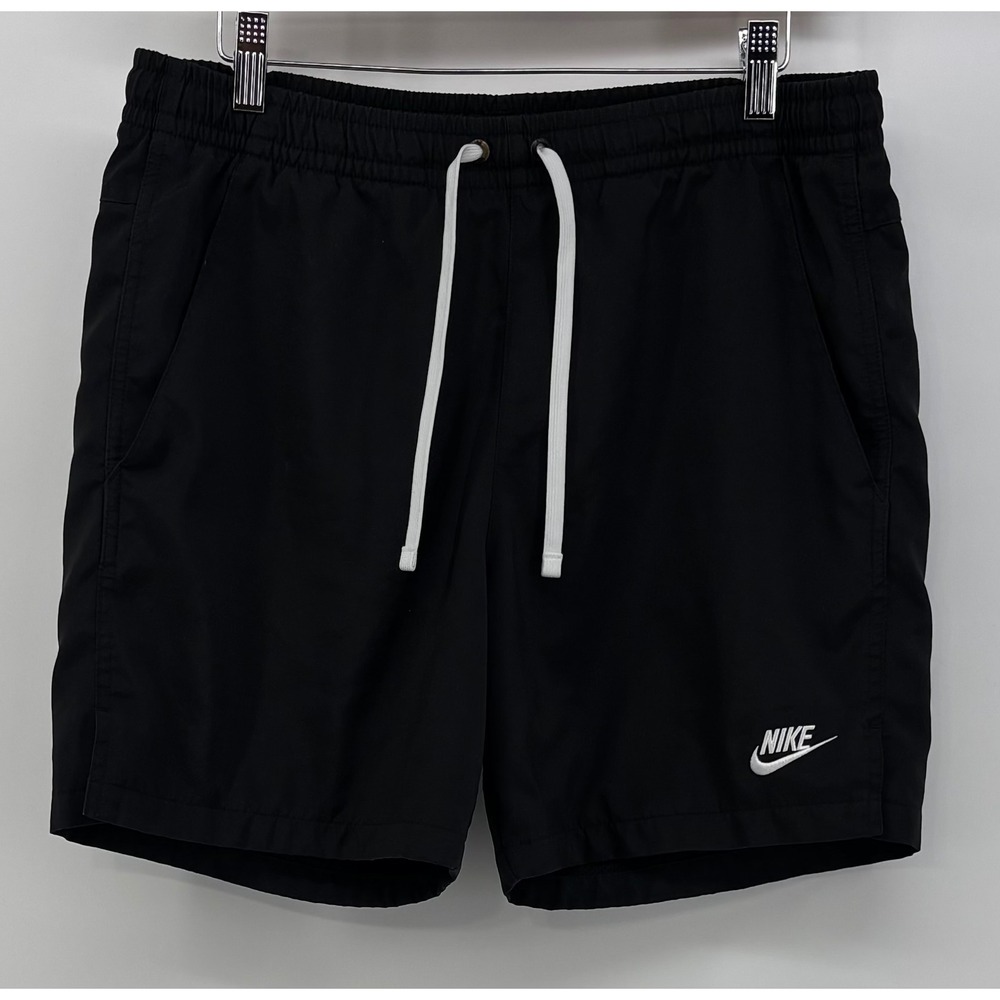 Nike Sportswear Woven Lined Shorts Men's Small Black AR2382-010